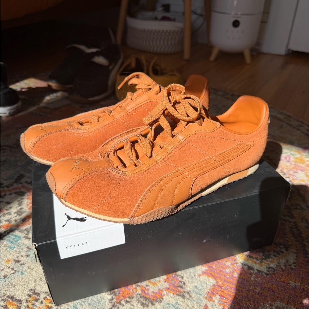 Puma H-Street Premium Men’s Orange Suede Sneakers
